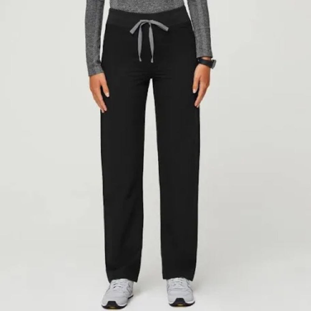Figs Black Livingston Pants Size Medium, Midrise, Regular length